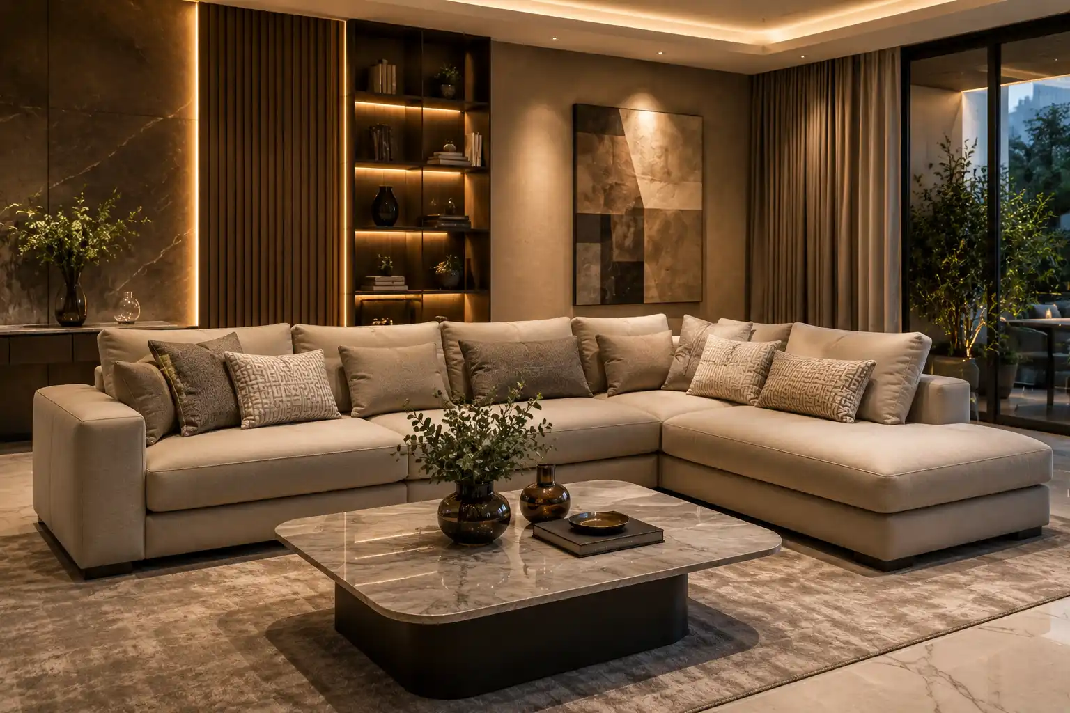 Modern Luxury Sofa Set in Bangalore