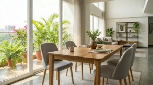 adjustable height dining table