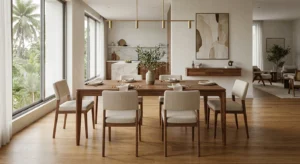 6 seater wooden dining table designs suhaus