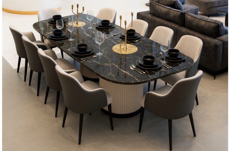 How to Choose the Perfect Luxury Dining Table Designs for Large Families