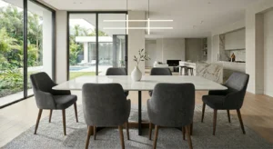 6 seater italian marble dining table designs