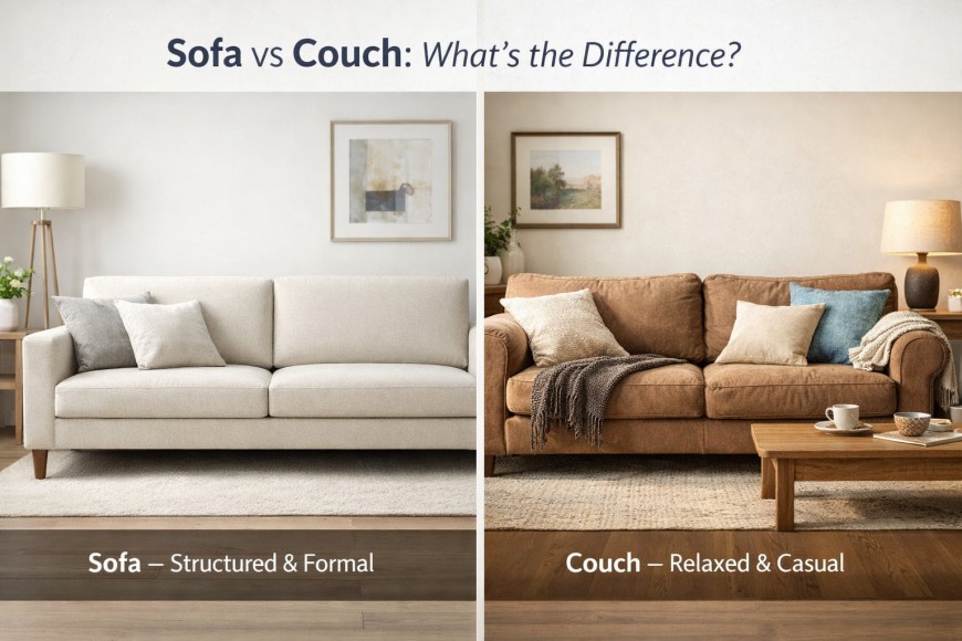 difference between sofa and couch