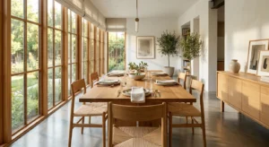 dining table shape for 6 people