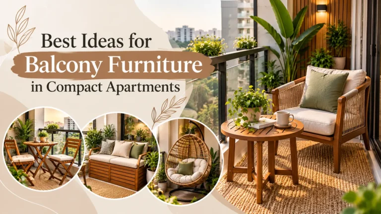 Best Ideas for Balcony Furniture in Compact Apartments