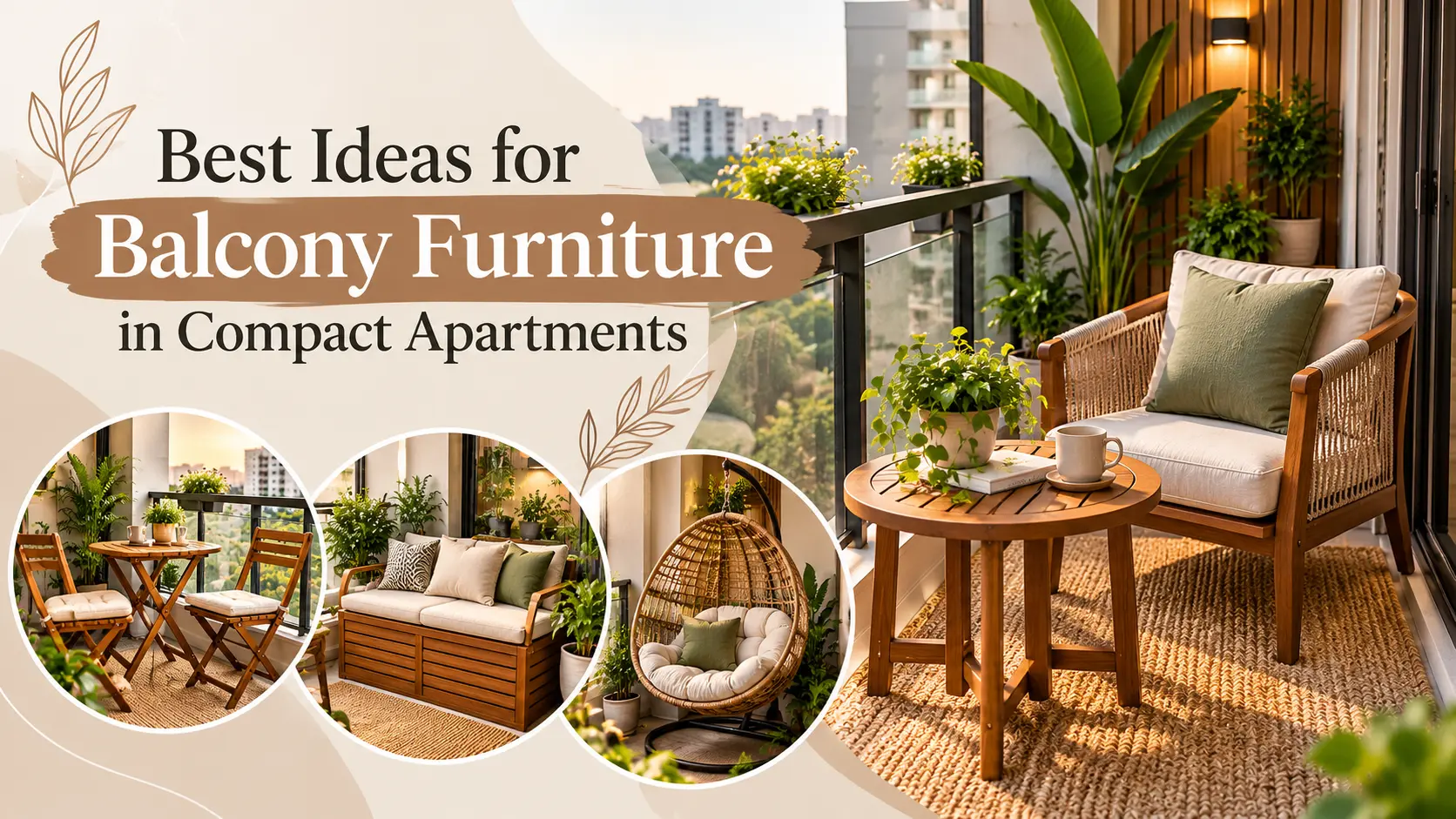 Best Ideas for Balcony Furniture in Compact Apartments