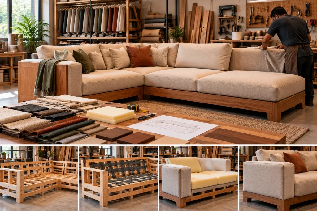 imported sofa vs custom made sofa