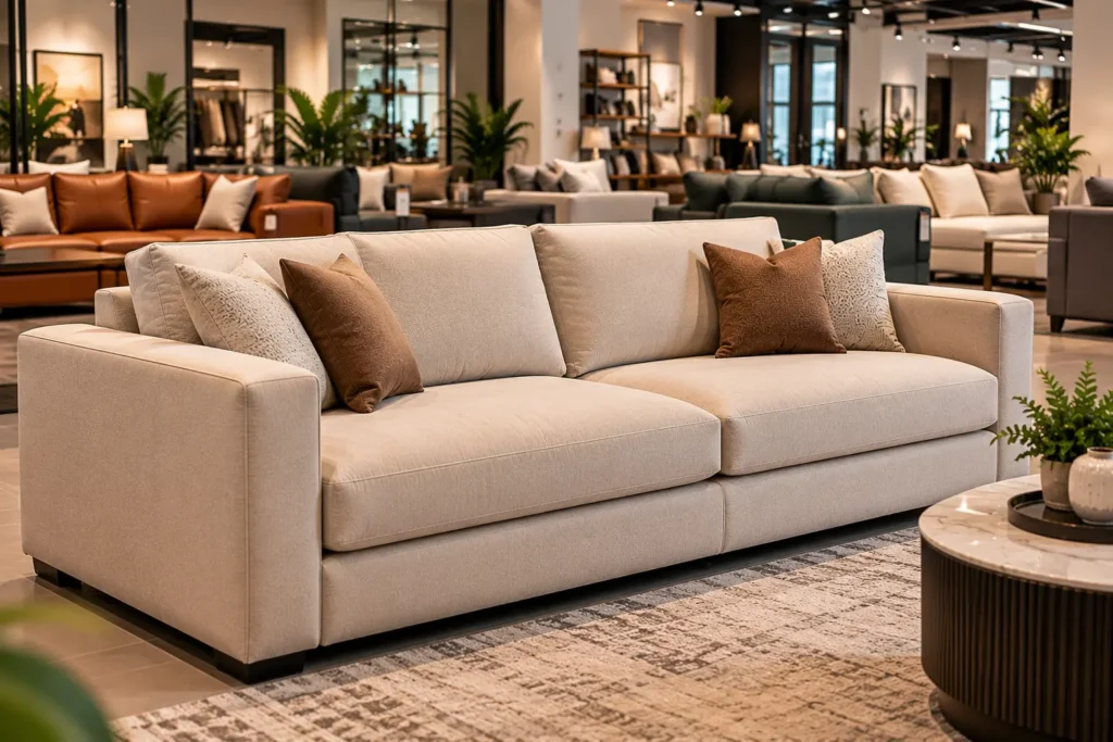 imported sofa vs custom made sofa