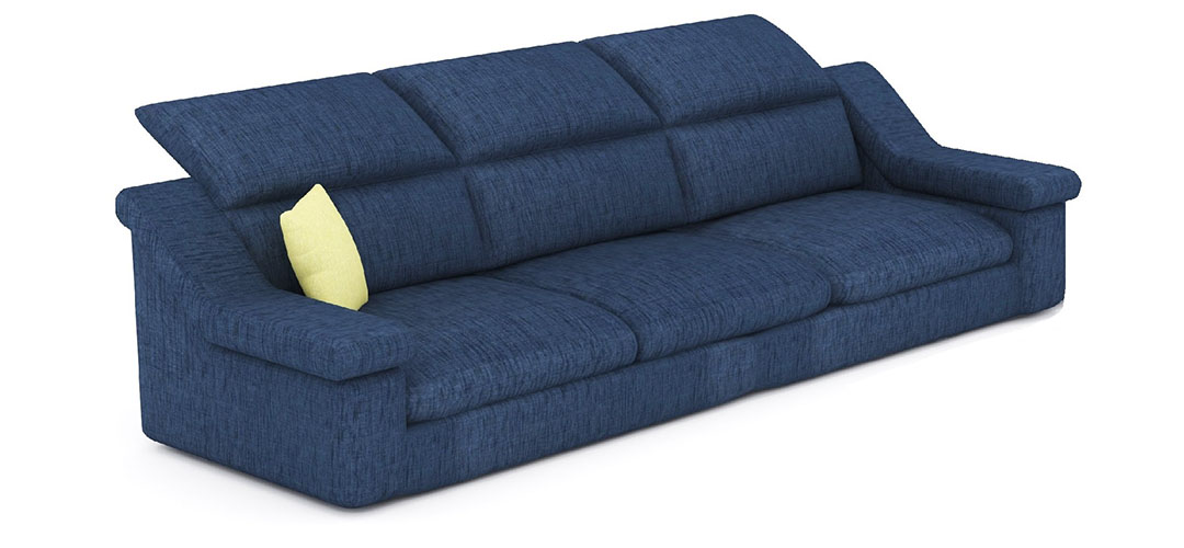 Suhaus-Sofa-Elle sofa-Side-3 seater-Navy blue