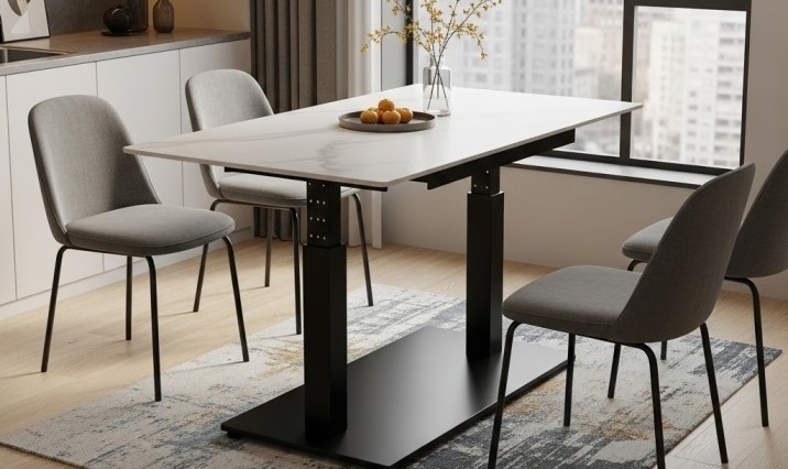 adjustable height dining table